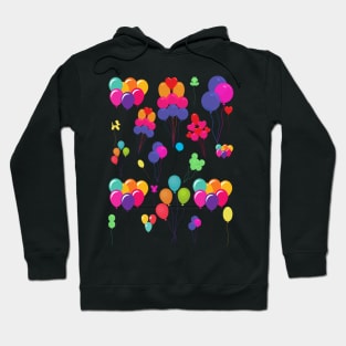Birthday Party - Balloons Going Up Up and Away! Hoodie